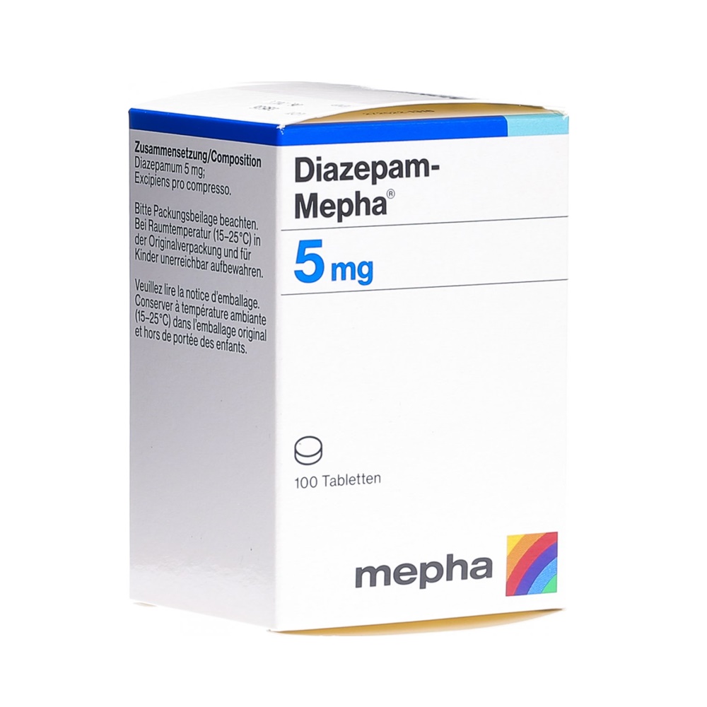Diazepam Mepha 5 mg